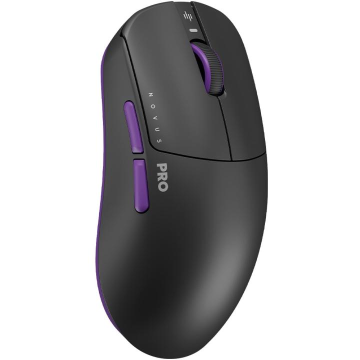 Dark Project DPP_NOVUS_PRO_BB: mouse da gioco ambidestro, wireless RF + USB Type-C, ottico, 26.000 DPI