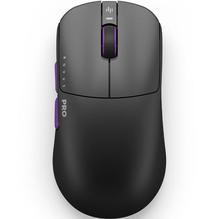 Dark Project DPP_NOVUS_PRO_BB: mouse da gioco ambidestro, wireless RF + USB Type-C, ottico, 26.000 DPI