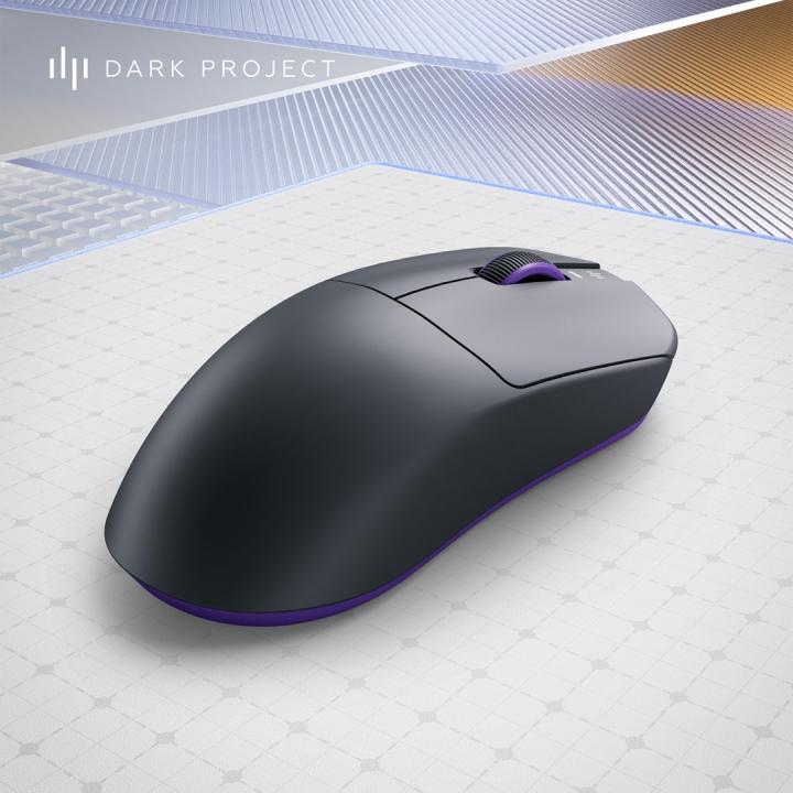Dark Project DPP_NOVUS_PRO_BB: mouse da gioco ambidestro, wireless RF + USB Type-C, ottico, 26.000 DPI