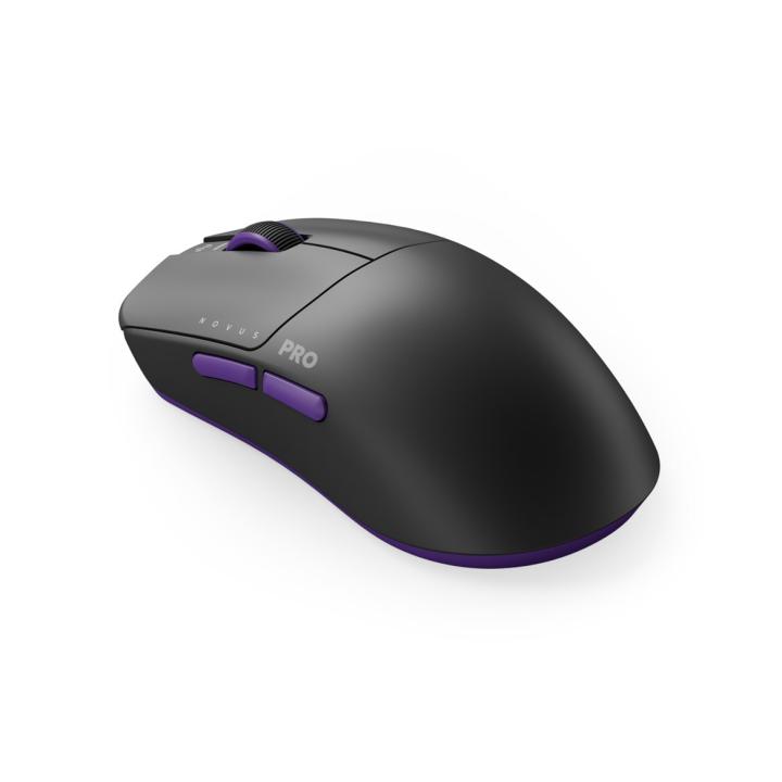 Dark Project DPP_NOVUS_PRO_BB: mouse da gioco ambidestro, wireless RF + USB Type-C, ottico, 26.000 DPI
