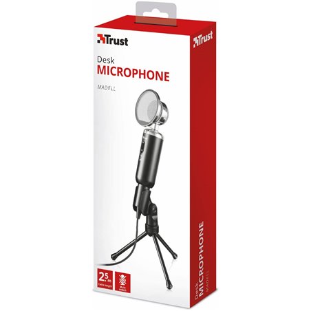 Trust Tripod Madell Desk Microphone Vintage