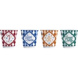 Lot de 4 tasses NCANDY010 BIALETTI