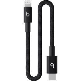 Câble tressé Beats USB-C vers Lightning, 20 cm, noir