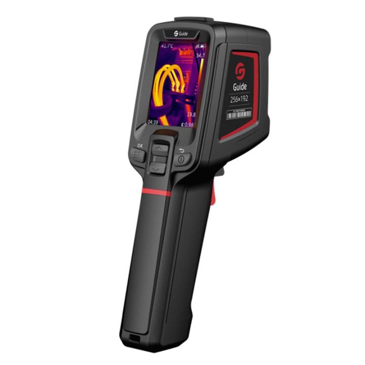Caméra thermique E2S USB-C, IR 256 × 192, -20 °C à 550 °C, champ de vision 56° × 48°, écran LCD 2,4 pouces, laser, 2 MP, Wi-Fi