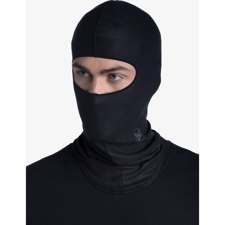 Passamontagna Buff EcoStretch BU124152/999/10 Nero a tinta unita
