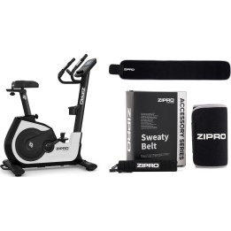 Bicicleta estática Zipro Strike White 36423 com cinto de emagrecimento