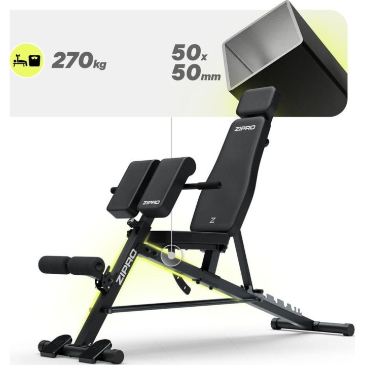 Zipro Core Control 39327 Multifunctional Dumbbell Bench with Headrest