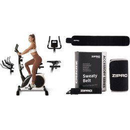 Bicicleta estática Zipro Nitro RS 33365 com cinto de emagrecimento