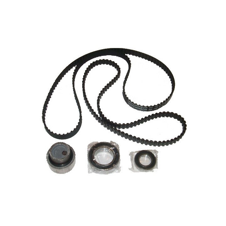 Set cinghia dentata con 3 rulli e 2 cinghie