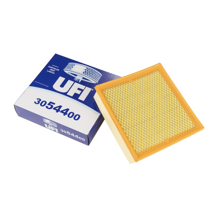 Square air filter insert, UFI 30.544.00