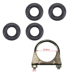 Rear exhaust fitting kit