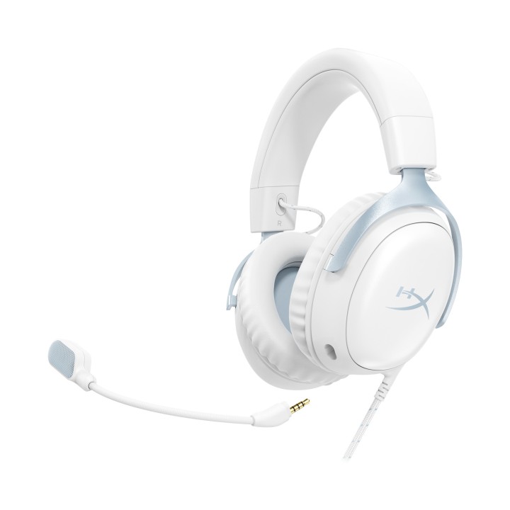 Gaming-Headset Cloud III Weiß-Blau – DF7F1AA