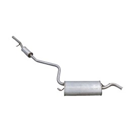 Rear exhaust system with two silencers FTS-262IMA