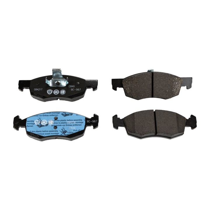 Front brake pads (without warning switch) 77363496