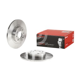 Front solid brake disc 257.5 Ø BREMBO 08.9621.14