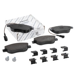 Front brake pads with accessories 77369083