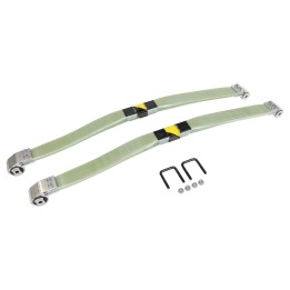 MUBEA standard rear GRP leaf spring set + mounting brackets NULL
