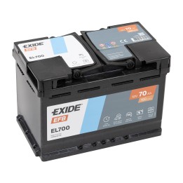 Batteria 70AH 760A EFB EL700 Exide