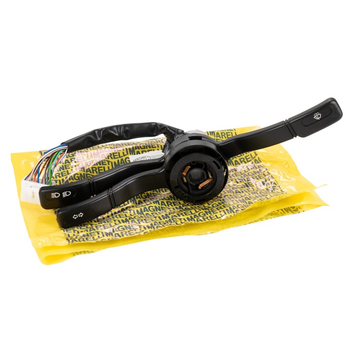 Steering column switch, 1 flat plug, Magneti Marelli 000043107010