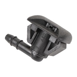Windscreen washer nozzle, black, original quality 15469Z