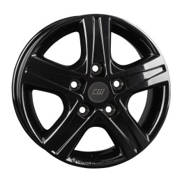 Jante de liga leve de 16 polegadas Borbet CWD Black Glossy 496688