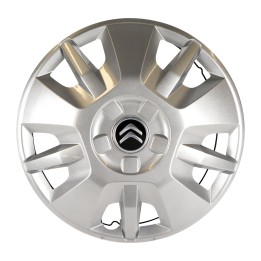 Tampa de jante de 15 polegadas com emblema Citroën (versão antiga) PSA 1374687080