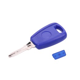 Key casing with button *Blue* Fiat-SH-03