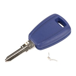 Key casing with button, no logo *Blue* Fiat-SH-03D