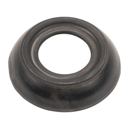Window crank rosette, black Miraglio 110/7