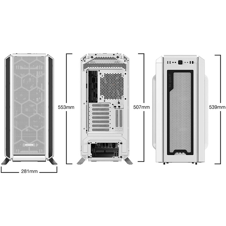 Ventana BeQuiet Silent Base 802 - blanco
