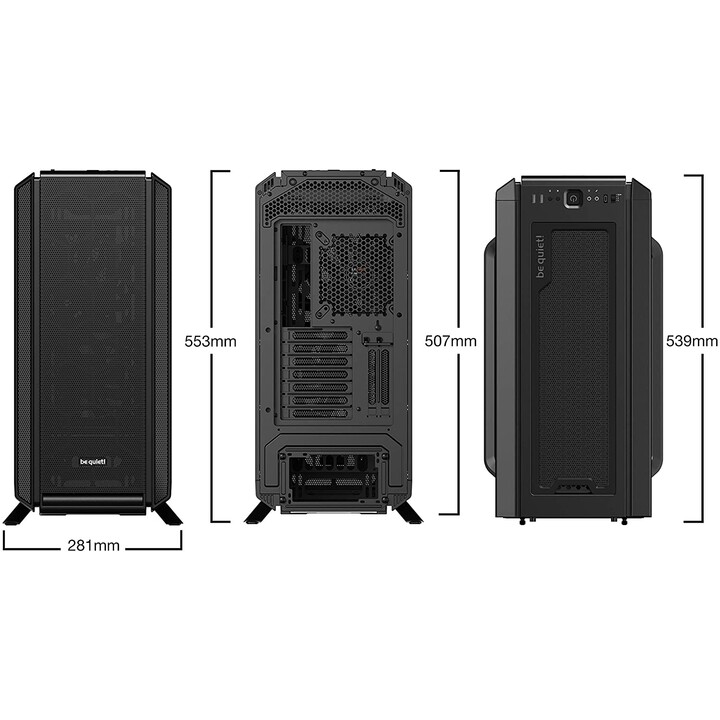 Janela BeQuiet Silent Base 802 - Preto
