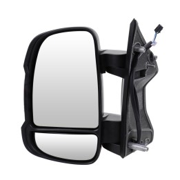 Left-hand wing mirror, electrically adjustable, temperature sensor, 16W, short mirror arm SPJ E-2323