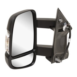 Left-hand electrically heated wing mirror with indicator light, PSA OE (1685329980)