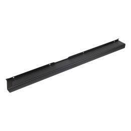Parachoques trasero central PSA, negro 1637184780