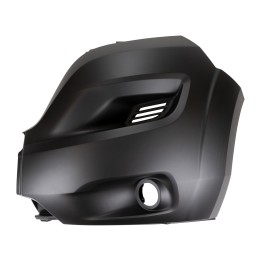 Front left bumper corner, black, OE (735684867) 735749747