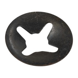 Clamping piece retaining ring for emblems 70132