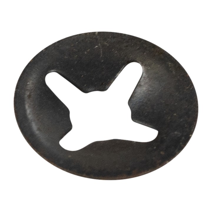 Clamping piece retaining ring for emblems 70132