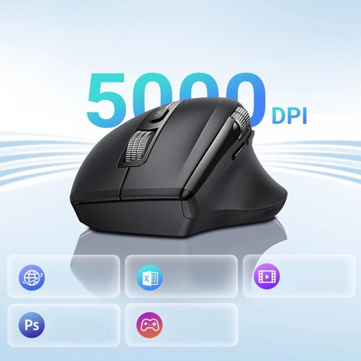 Mouse ottico wireless Ugreen – nero