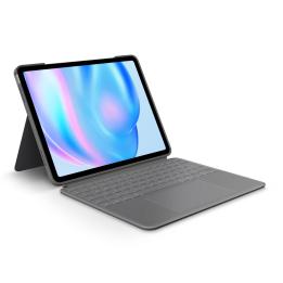 Logitech Combo Touch QWERTY U.S. International Smart Connector Gray