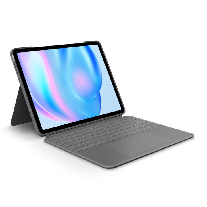 Logitech Combo Touch QWERTY Internacional dos EUA com Smart Connector, cinzento
