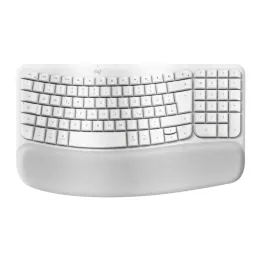 PT: Teclado Logitech Wave Keys for Mac Bluetooth Ergonómico Alemão QWERTZ
