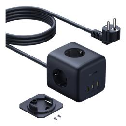 Baseus EnerFill FA11 Universal Negro Corriente alterna Carga rápida Interior