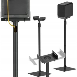 Mozos MSS6-SET 35401 Studiomonitor-Ständer, 2er-Set