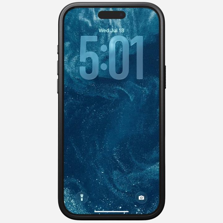 Nomad Modern Leather Case – capa para telemóvel de 17,5 cm (6,9") Preta
