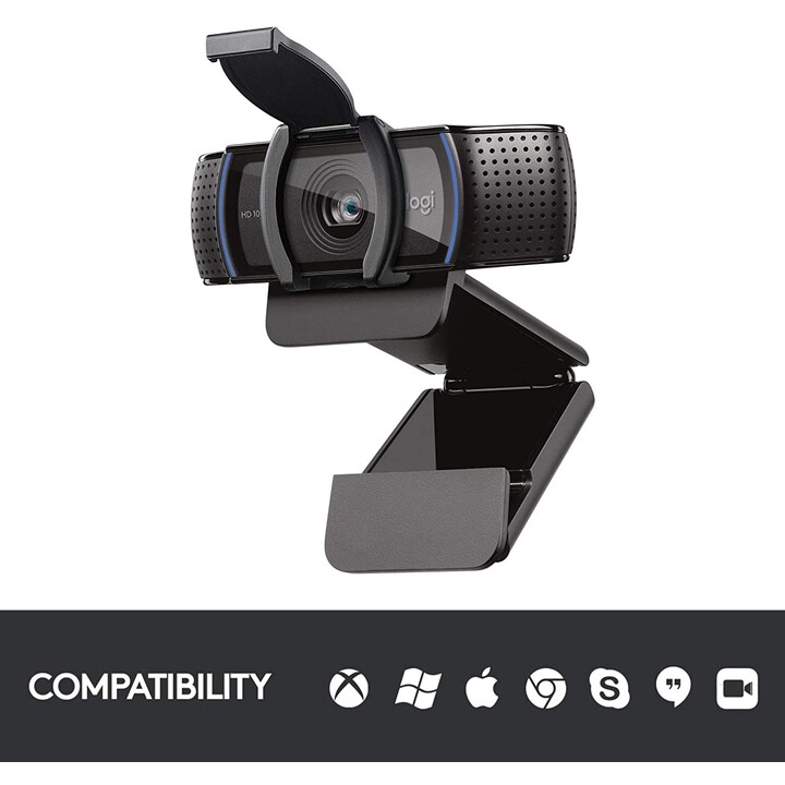 WEBCAM LOGITECH C920S HD PRO FHD NERO