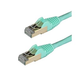 Cable 3m STP Cat6a Aguamarina