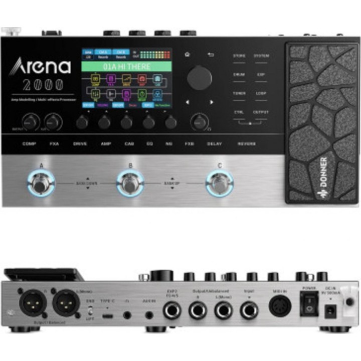 Donner Arena 2000 EC1790 Multi-Effects Processor and Amp Modeler