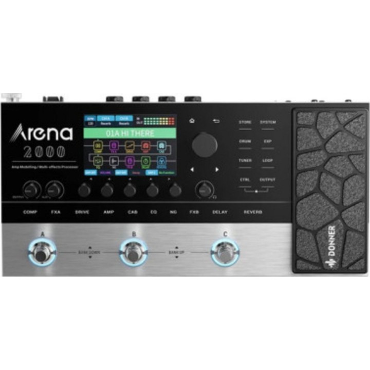 Donner Arena 2000 EC1790 Multi-Effects Processor and Amp Modeler