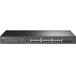TP-Link JetStream TL-SG3428XPP-M2, conmutador de red gestionable L2+ con Ethernet 2,5G (100/1000/2500), compatible con PoE, 1U, 