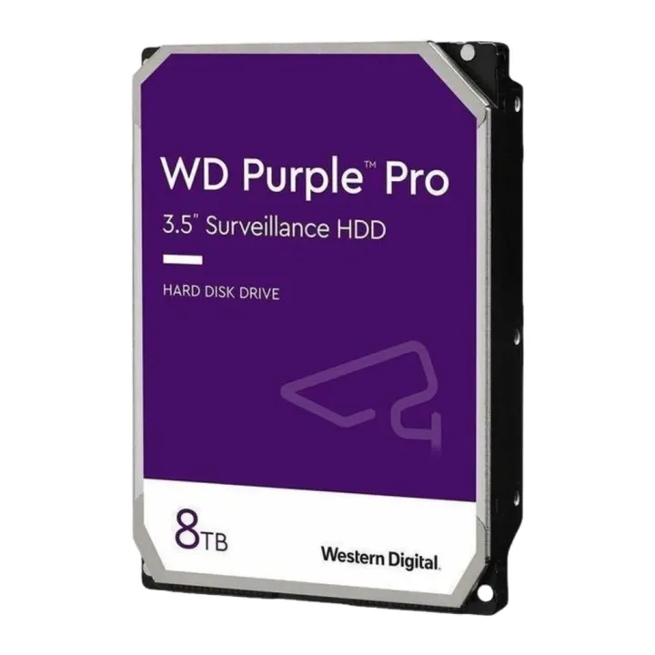 Disco rígido WD Purple Pro Smart Video 8TB 7200RPM 3.5 polegadas SATA